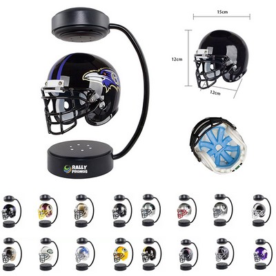 Mini NFL Rotating Levitating Hover Helmet with LED Lighting