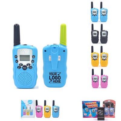 Kids Mini Walkie Talkie 2-Pack 3KM Outdoor Fun Radio