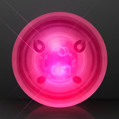 Blinky Pink Rubber Bounce Ball, Impact Activated LED - BLANK