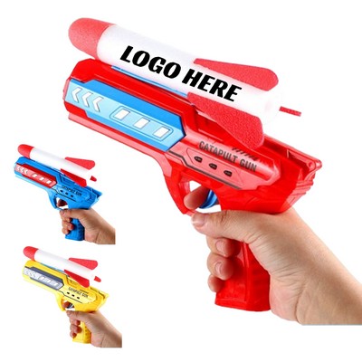 Foam Rocket Launcher Toy for Kids Outdoor Play