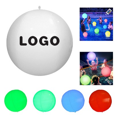 Glowing Inflatable Remote Control Beach Ball